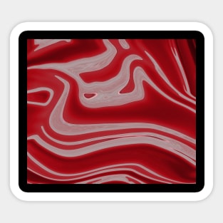 Cherry Marble Waves effect Sticker